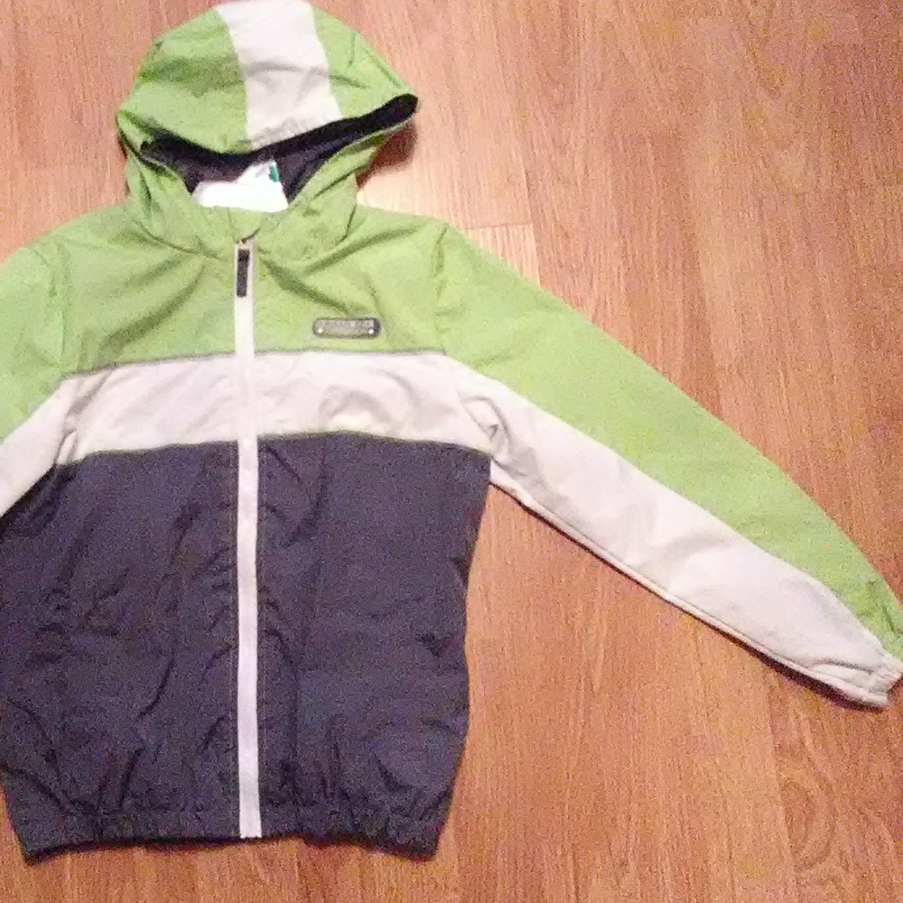 Boys track hood jacket m 10-12 extreme expedition